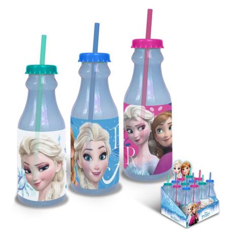 Disney Frozen Plastic Milk Bottle Tumbler With Straw £2.69